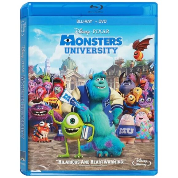 New! Monsters University Disney Pixar Blu Ray + DVD Combo Sealed - Picture 1 of 1
